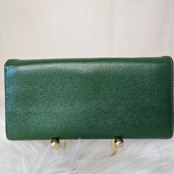 🔹️MCM 🔹️LONG green wallet ✨️💚 - Picture 2 of 9